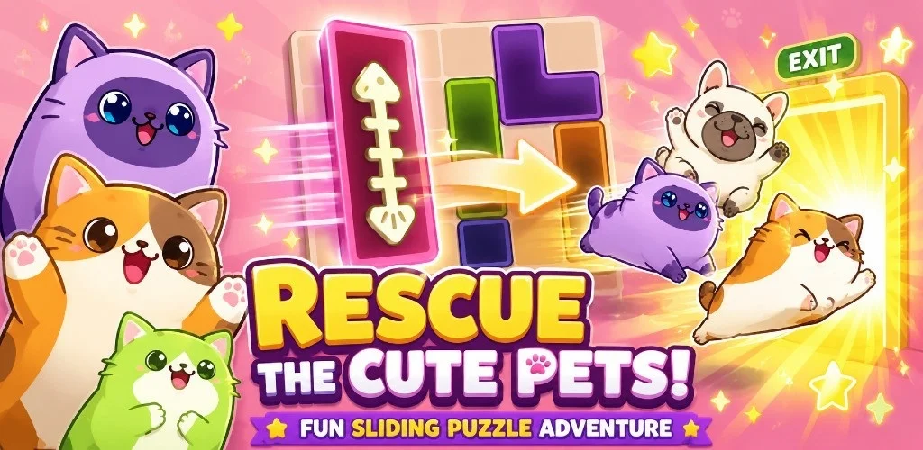 Kitty Drop: Cat Slide Puzzle — cover image