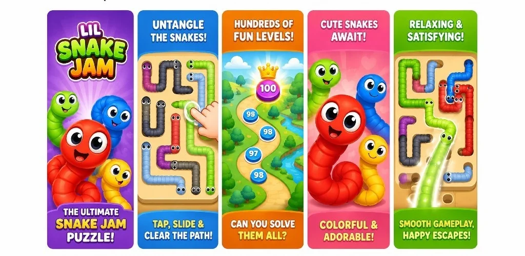 Snake Jam: Sort & Untangle — cover image