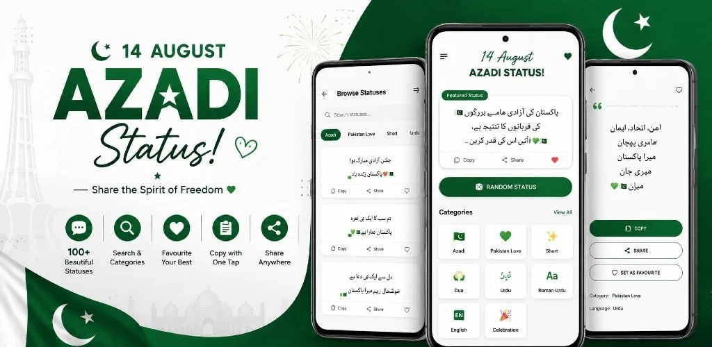 14 August Status: Azadi Status — cover image